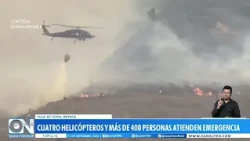 Wildfire in Villa de Leyva