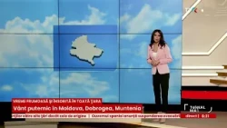 Vreme însorită și până la 26 de grade. Vânt puternic în sud-est și în Carpații de Curbură