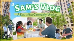 Sam's vlog: A day with a community worker #MyCityMySay