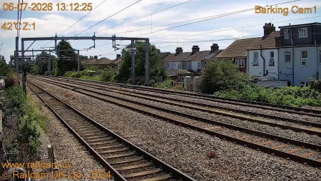 Barking Rail Cam: London Overground and Freight Trains