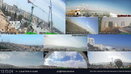 Middle East - Iran, Israel, Qatar - Live Cameras